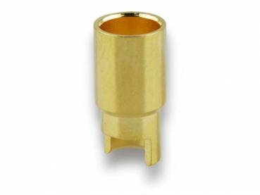 Goldkontakt • Ø6,0mm • Buchse