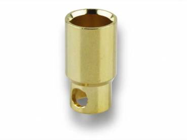 1x Goldkontakt • Ø8,0mm • Buchse • Bulk
