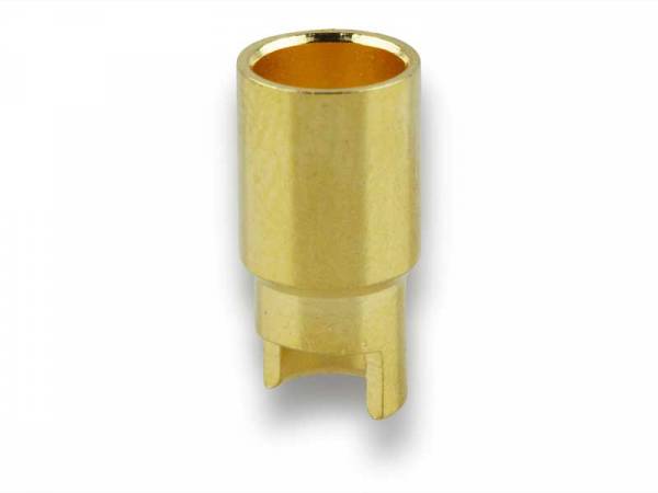 Goldkontakt • Ø6,0mm • Buchse